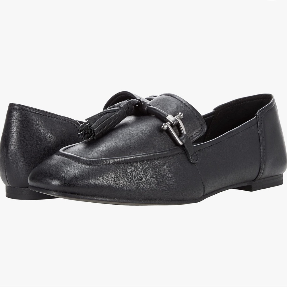 Clark’s Pure 2 Tassel Loafer Black Leather size 8.5